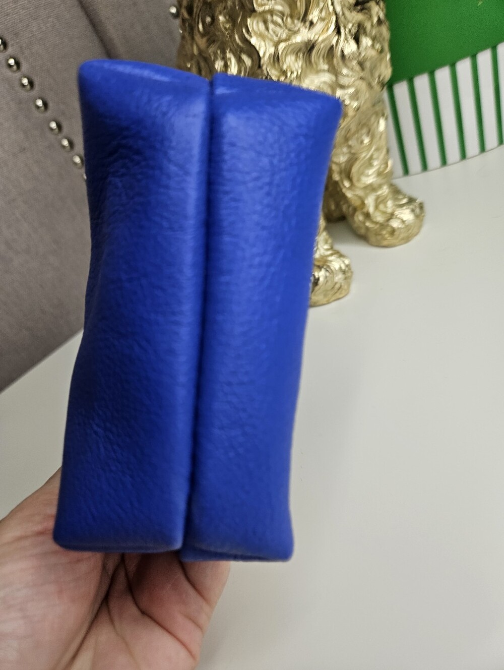 Portland Leather Goods Molino Blue Penny Pouch - Picture 8 of 11